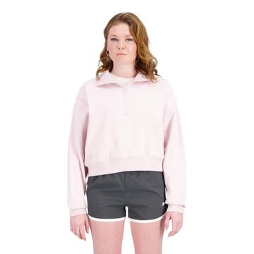 NEW BALANCE New Balance W' Athletics Remastered 1/4 collegepaita vetoketjulla Pinkki