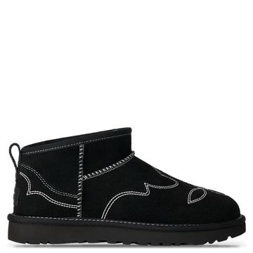UGG Ugg CLASSIC ULTRA MINI WESTERN Black