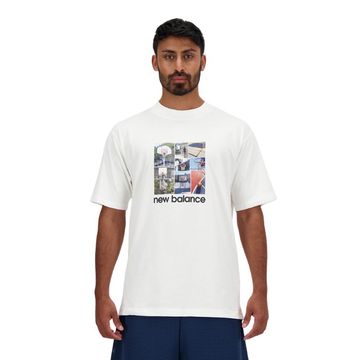 NEW BALANCE New Balance M' Hoops t-paita Valkoinen