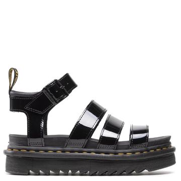 Dr. Martens W' Blaire Patent Lamper Black
