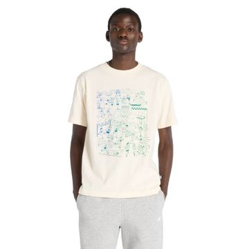 New Balance M' Athletics Run Mural T-shirts