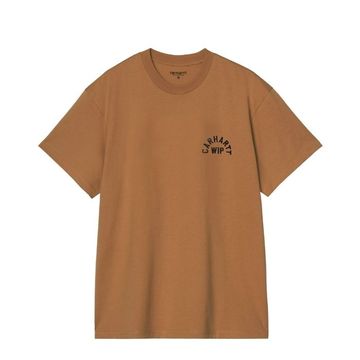 CARHARTT WIP Carhartt WIP ARCH SCRIPT marškinėliai Ruda