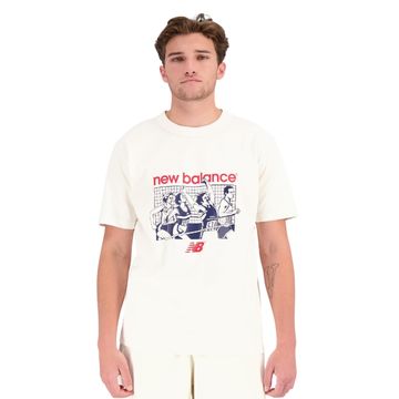 NEW BALANCE New Balance M' Athletics 90's Graphic t-paita Valkoinen