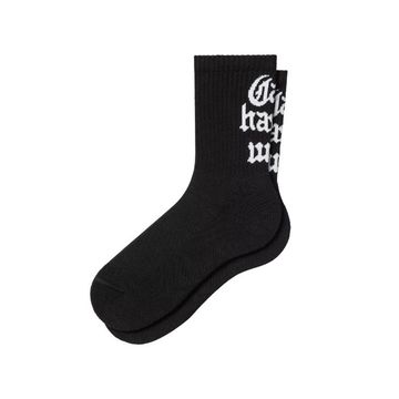 CARHARTT WIP Carhartt WIP BLACKLETTER kojinės Juoda
