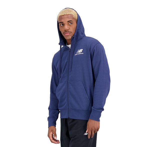 New Balance M' Essentials Stacked Logo Full Zip džemperis