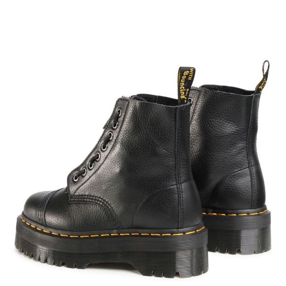 Dr. Martens W' Sinclair Milled Nappa Black Platform