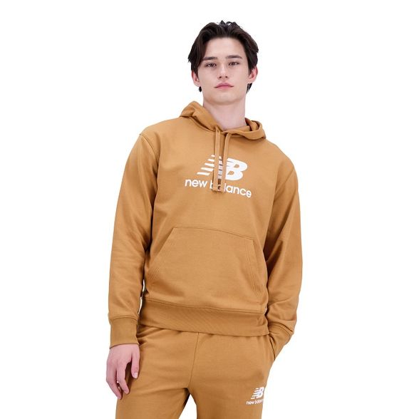 New Balance M' Essentials Stacked Logo Fleece džemperis