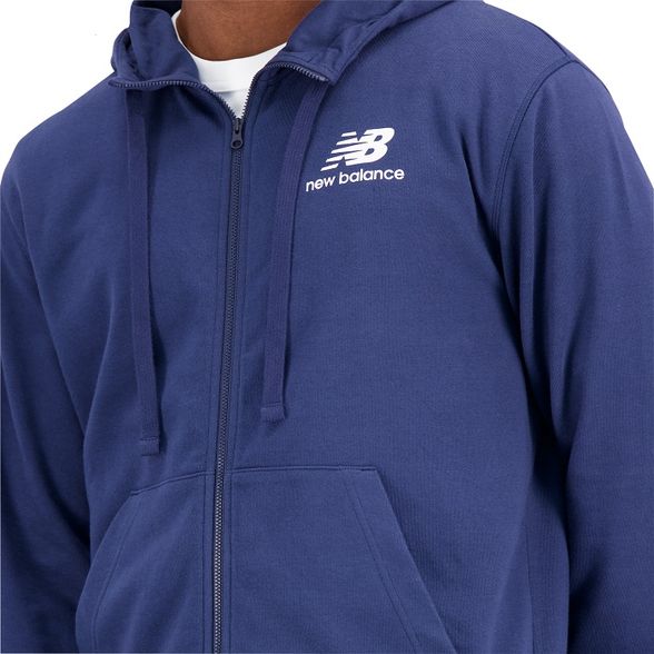 New Balance M' Essentials Stacked Logo Full Zip džemperis