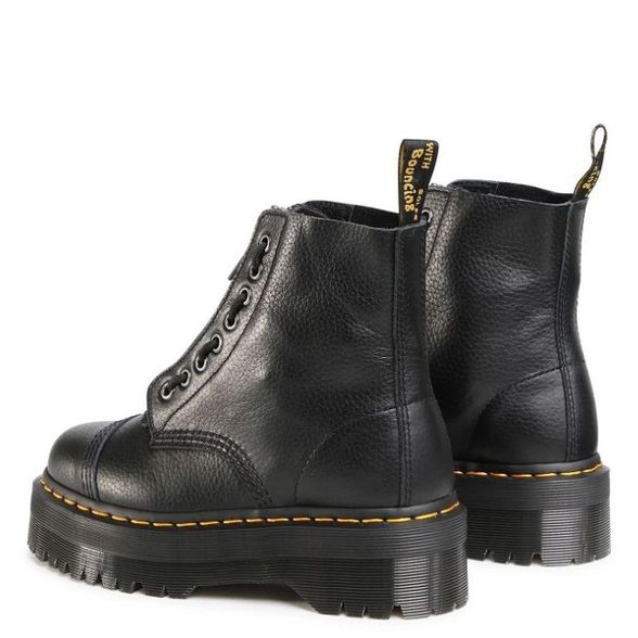 Dr. Martens W' Sinclair Milled Nappa Black Platform