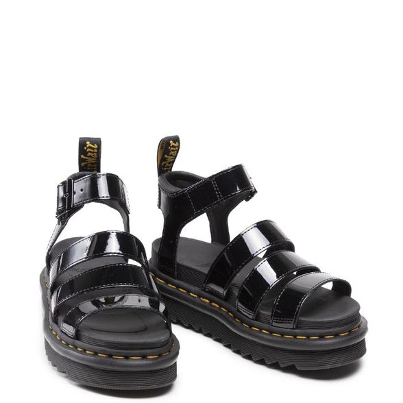 Dr. Martens W' Blaire Patent Lamper Black