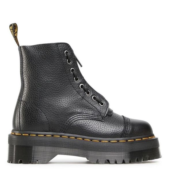 Dr. Martens W' Sinclair Milled Nappa Black Platform