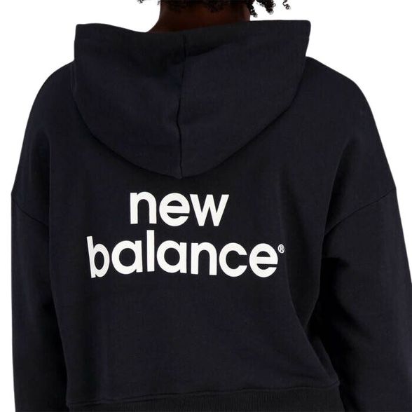 New Balance W' Essentials Graphic Crop French Terry Fleece džemperis