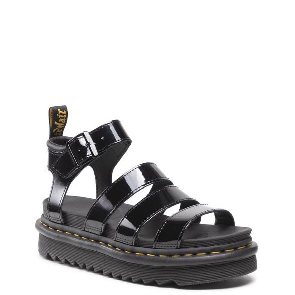 Dr. Martens W' Blaire Patent Lamper Black