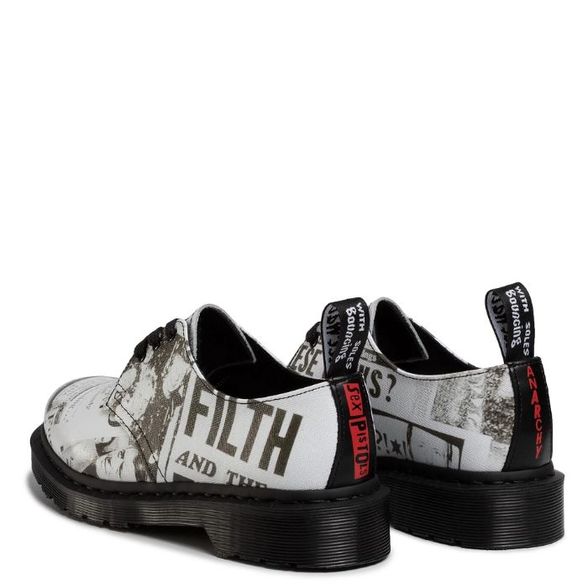 Dr. Martens W' 1461 SEX PISTOLS Black/White