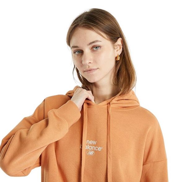 New Balance W' Essentials Graphic Crop French Terry Fleece džemperis