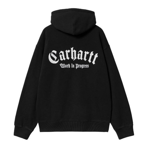 Carhartt WIP U' Hooded Onyx Script Hoodie
