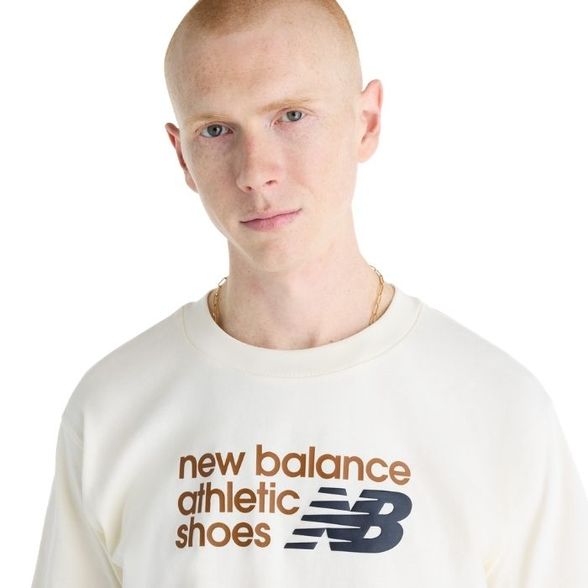 New Balance ATHLETICS PREMIUM RELAXED CHEST LOGO marškinėliai