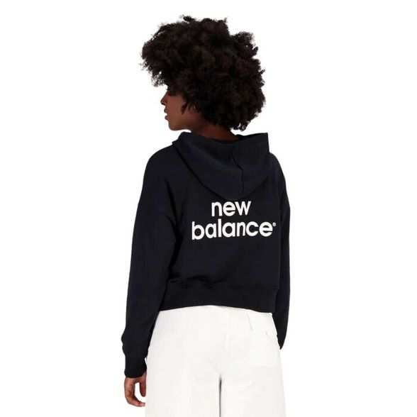 New Balance W' Essentials Graphic Crop French Terry Fleece džemperis