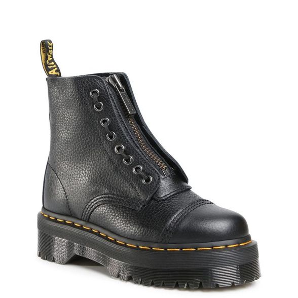 Dr. Martens W' Sinclair Milled Nappa Black Platform