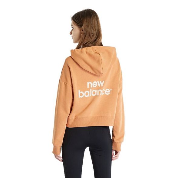 New Balance W' Essentials Graphic Crop French Terry Fleece džemperis