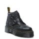 Dr. Martens U' Devon Flower Milled Nappa Platform Black