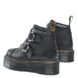 Dr. Martens U' Devon Flower Milled Nappa Platform Black
