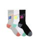 New Balance U' Active Graphic Crew 3 Pack skarpety