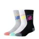 New Balance U' Active Graphic Crew 3 Pack skarpety